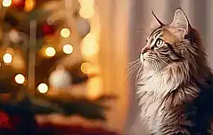 Правила для кошек в новогодние праздники